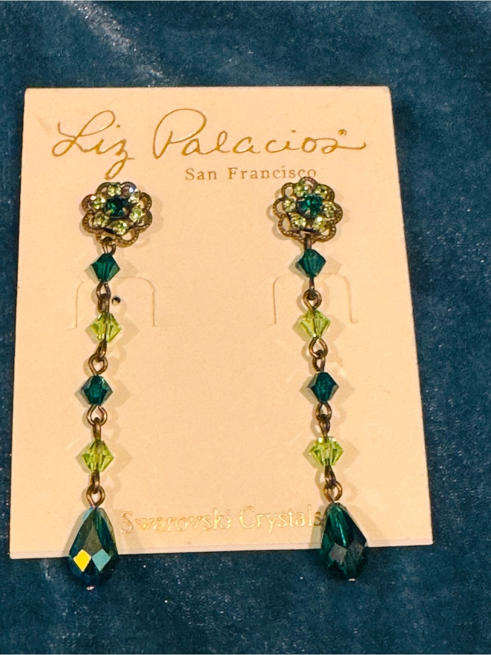 Liz Palacio Swarovski Crystal Earrings
